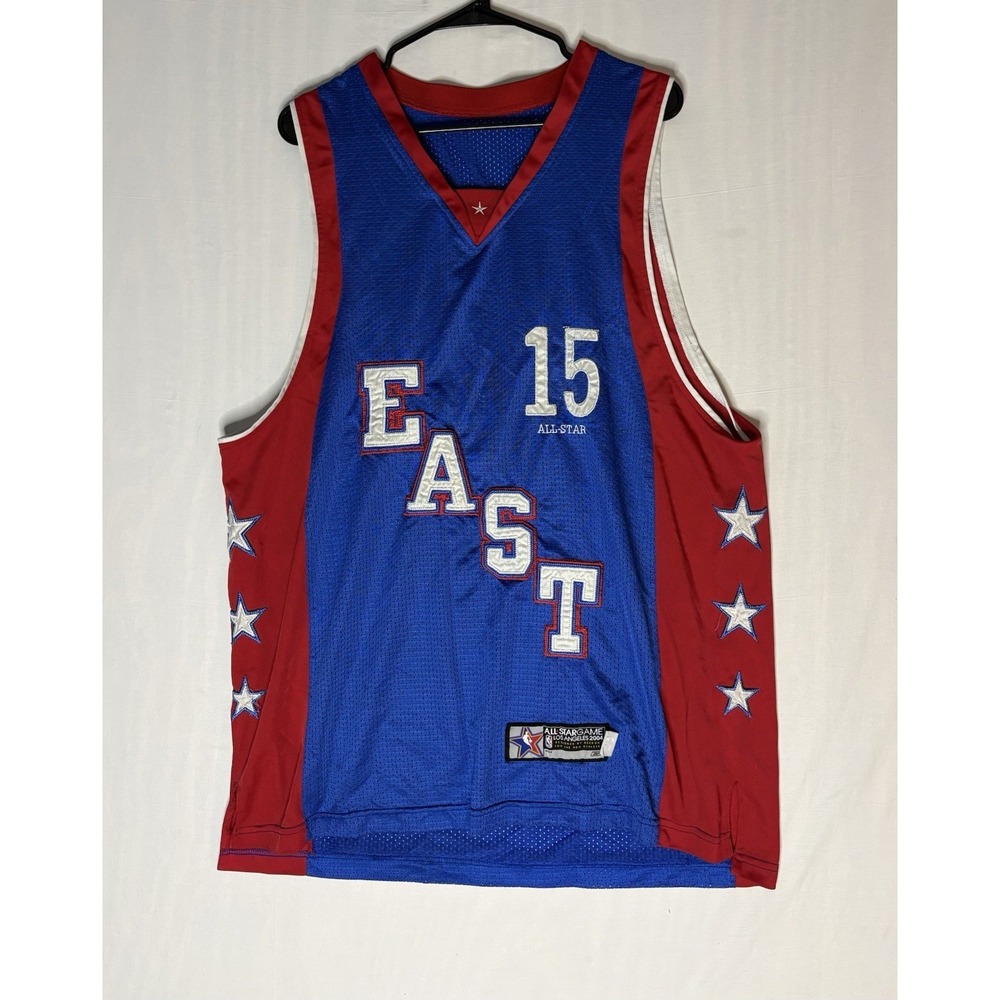 Vintage Reebok Vince Carter 2004 East All Star Jersey Men's Size 52 Blue NBA